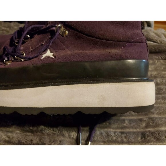 CONVERSE Mountain Club Purple Platform Shoes Womens 9 - Picture 12 of 12